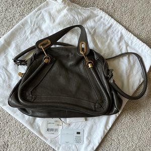 Chloe Gray Leather Bag